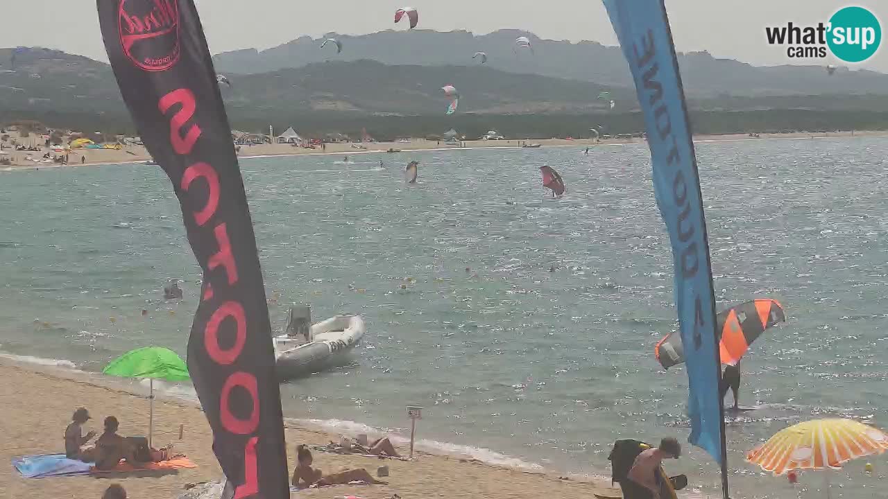 Camera en vivo Isola dei Gabbiani – Wind bar – Porto Pollo – Palau – Cerdeña – Italia