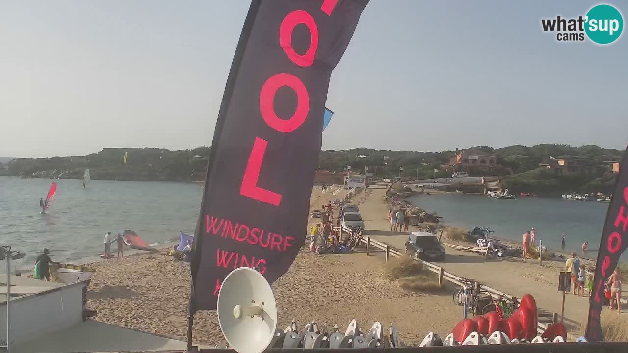 Isuledda webcam Porto Pollo Isola dei Gabbiani – Palau – Sardinia – Italy – Kitesurf Side