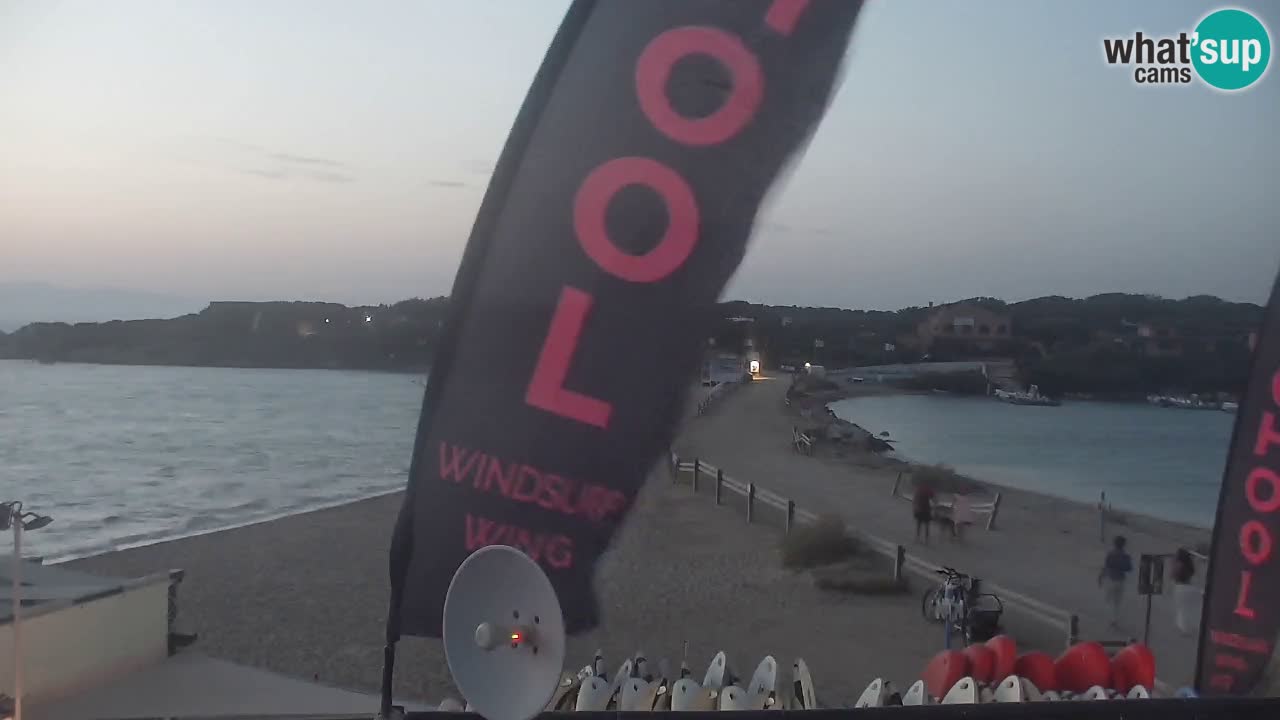 Isuledda webcam Porto Pollo Isola dei Gabbiani – Kitesurf Side – Palau – Sardinien – Italien