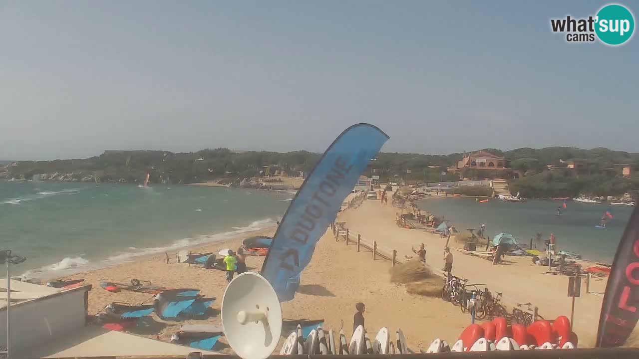 Live kamera Isola dei Gabbiani – Wind bar – Porto Pollo – Palau – Sardinien – Italien