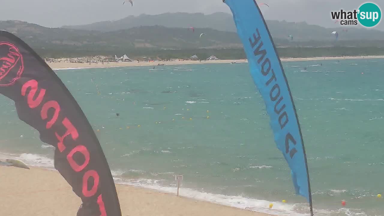 Isuledda v živo Porto Pollo – Isola dei Gabbiani – Kitesurf side – Palau – Sardinija – Italija