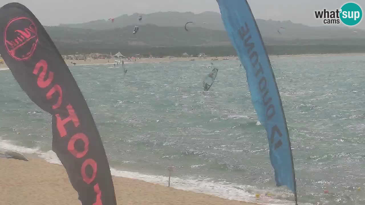 Isuledda web kamera Porto Pollo Isola dei Gabbiani – Kitesurf Side – Palau – Sardinija – Italija