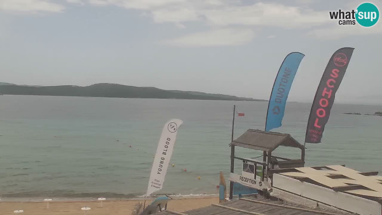 Web Kamera Isola dei Gabbiani – Wind bar – Porto Pollo – Palau – Sardinja – Italija