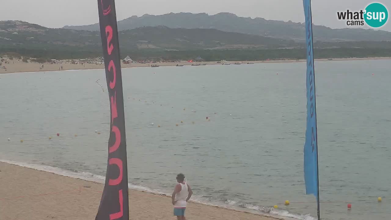 Isuledda web kamera Porto Pollo Isola dei Gabbiani – Kitesurf Side – Palau – Sardinija – Italija