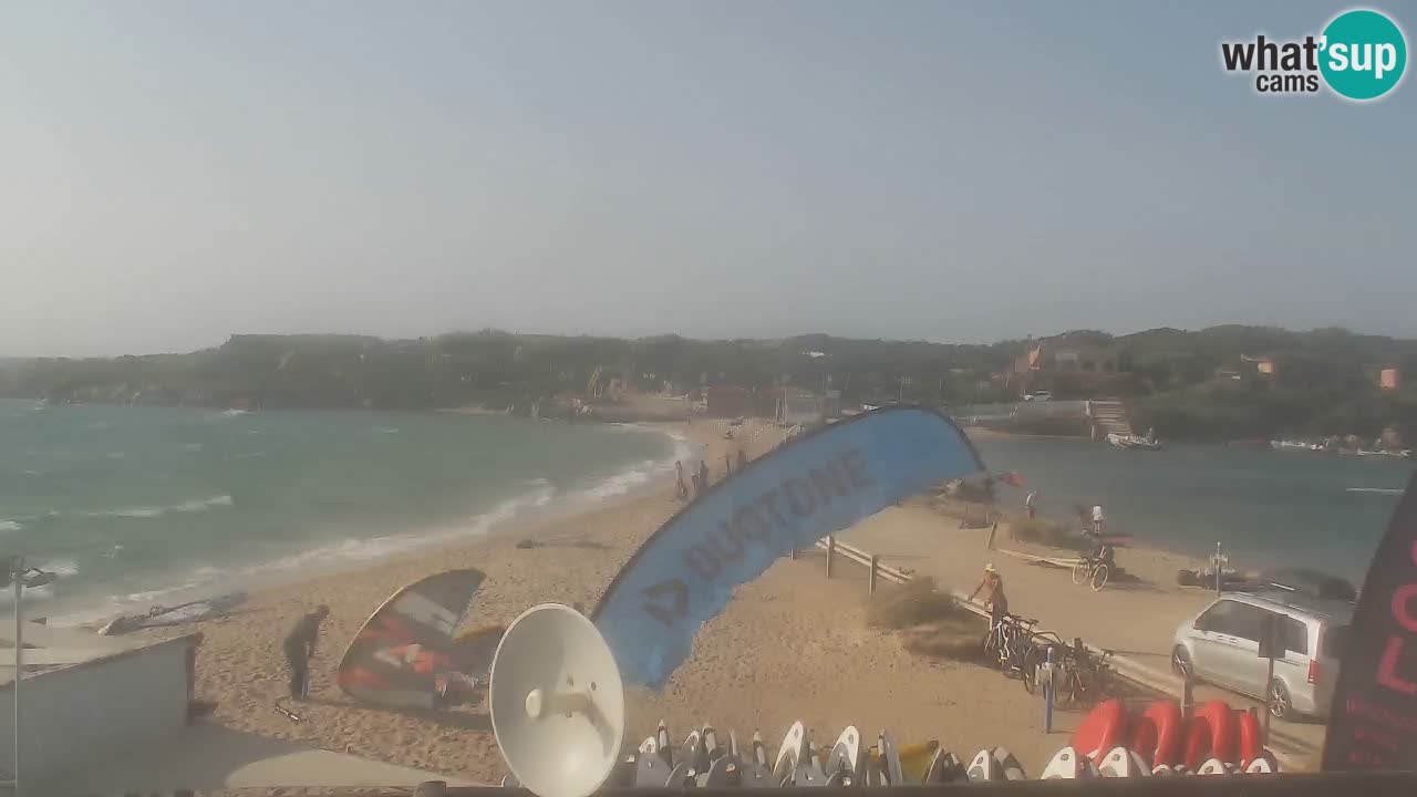 Live kamera Isola dei Gabbiani – Wind bar – Porto Pollo – Palau – Sardinien – Italien
