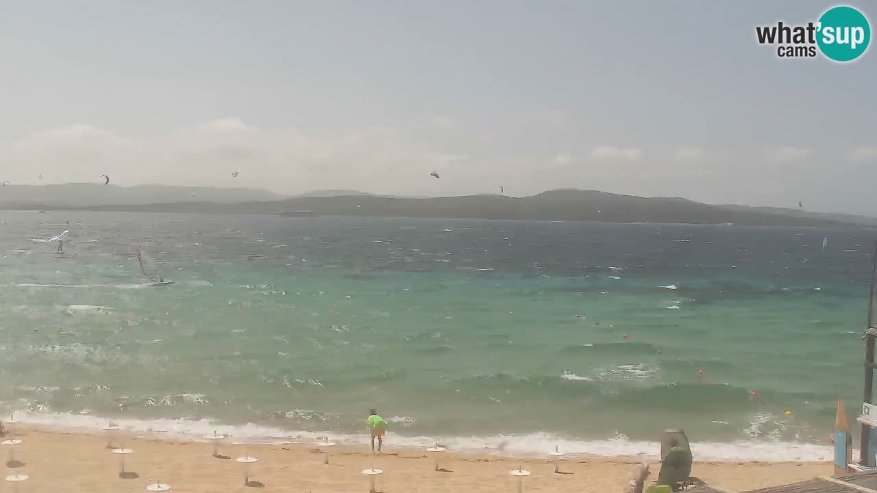 Spletna kamera Isola dei Gabbiani – Wind bar – Porto Pollo – Palau – Sardinija – Italija