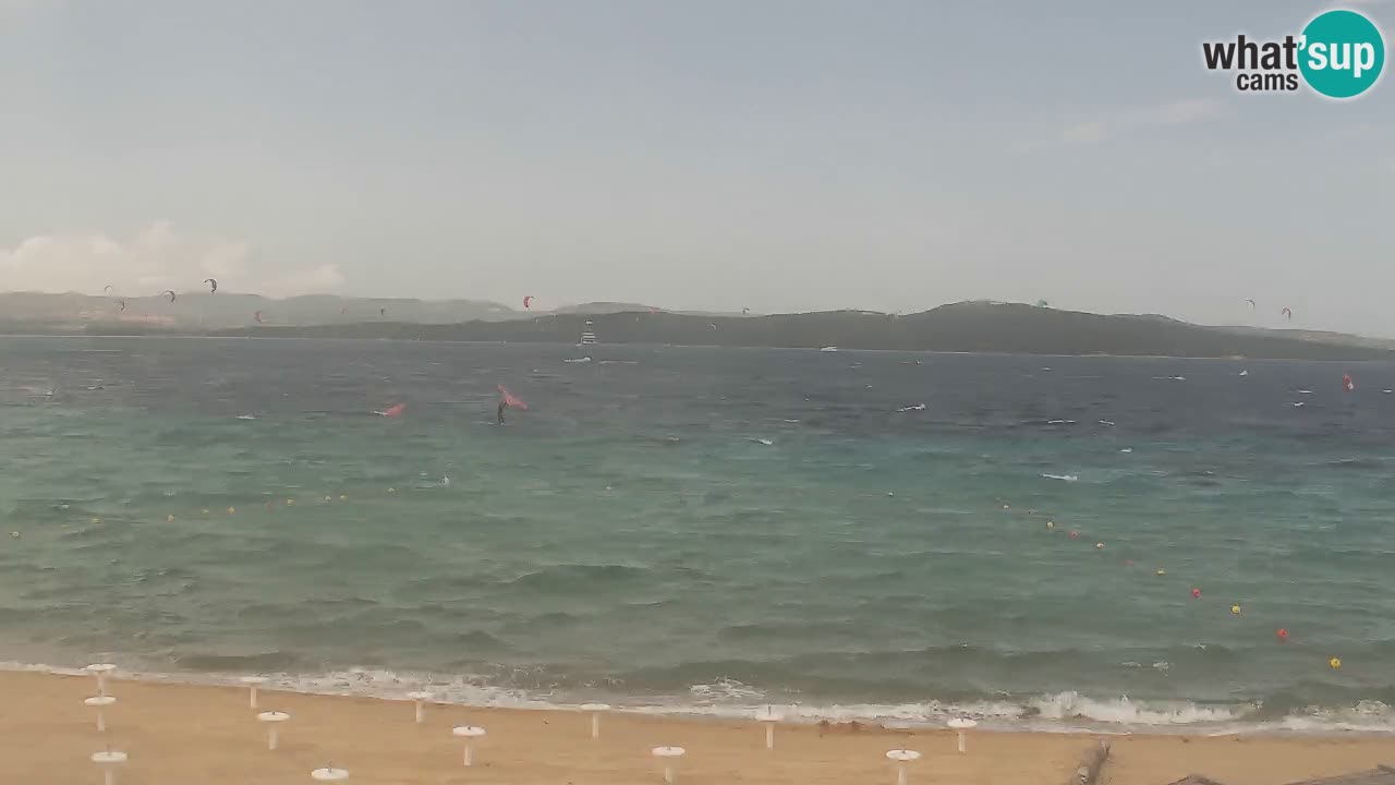 Isuledda webcam Porto Pollo Isola dei Gabbiani – Kitesurf Side – Palau – Sardaigne – Italie