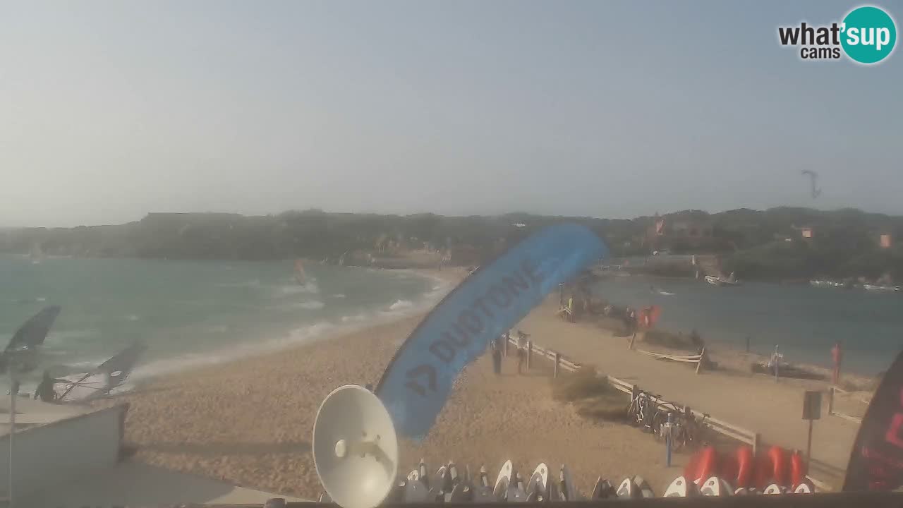Isuledda webcam Porto Pollo Isola dei Gabbiani – Kitesurf side – Palau – Sardegna