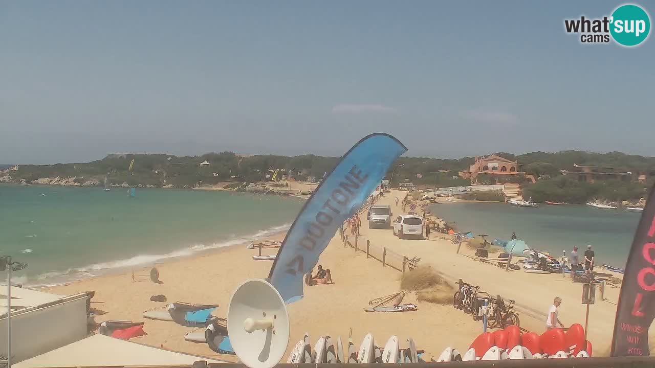 Live kamera Isola dei Gabbiani – Wind bar – Porto Pollo – Palau – Sardinien – Italien