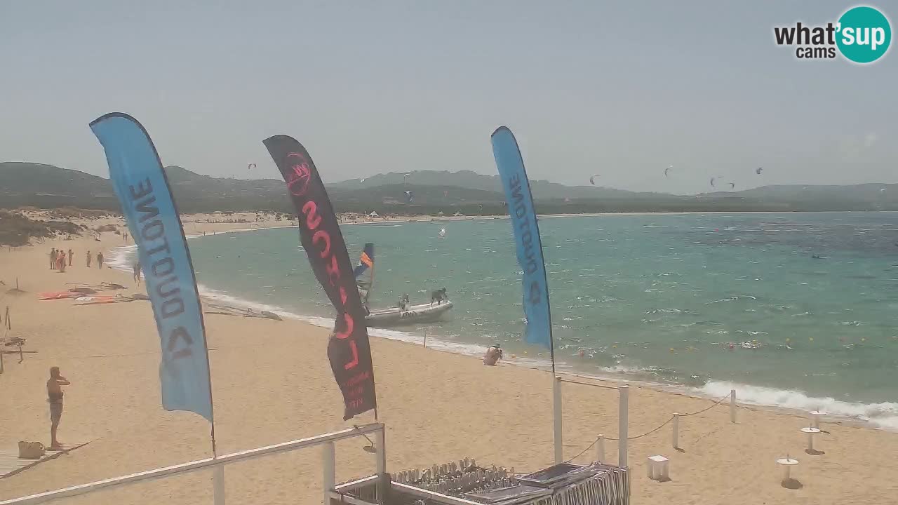 Live cam Isola dei Gabbiani – Wind bar – Porto Pollo – Palau – Sardaigne – Italie