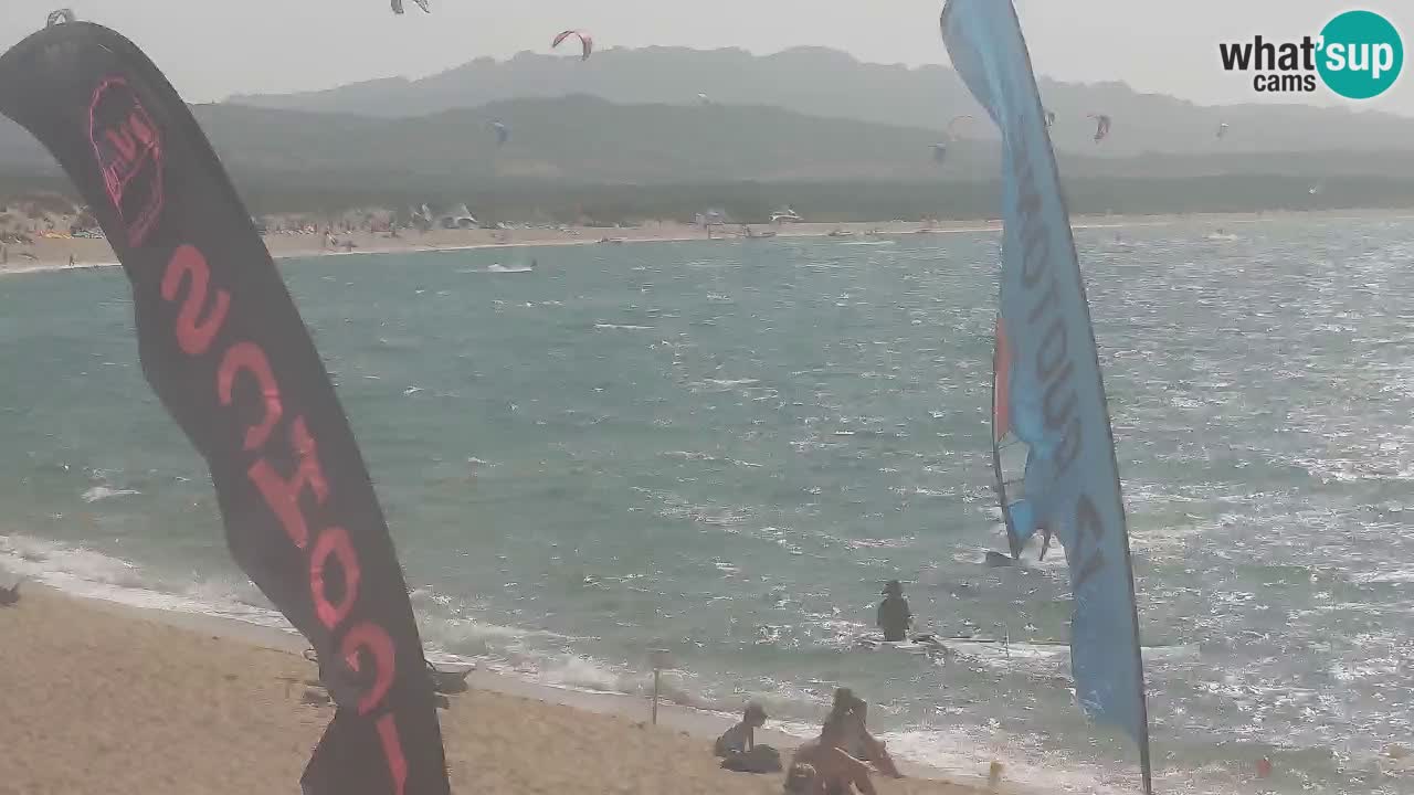 Isuledda webcam Porto Pollo Isola dei Gabbiani – Kitesurf Side – Palau – Sardaigne – Italie