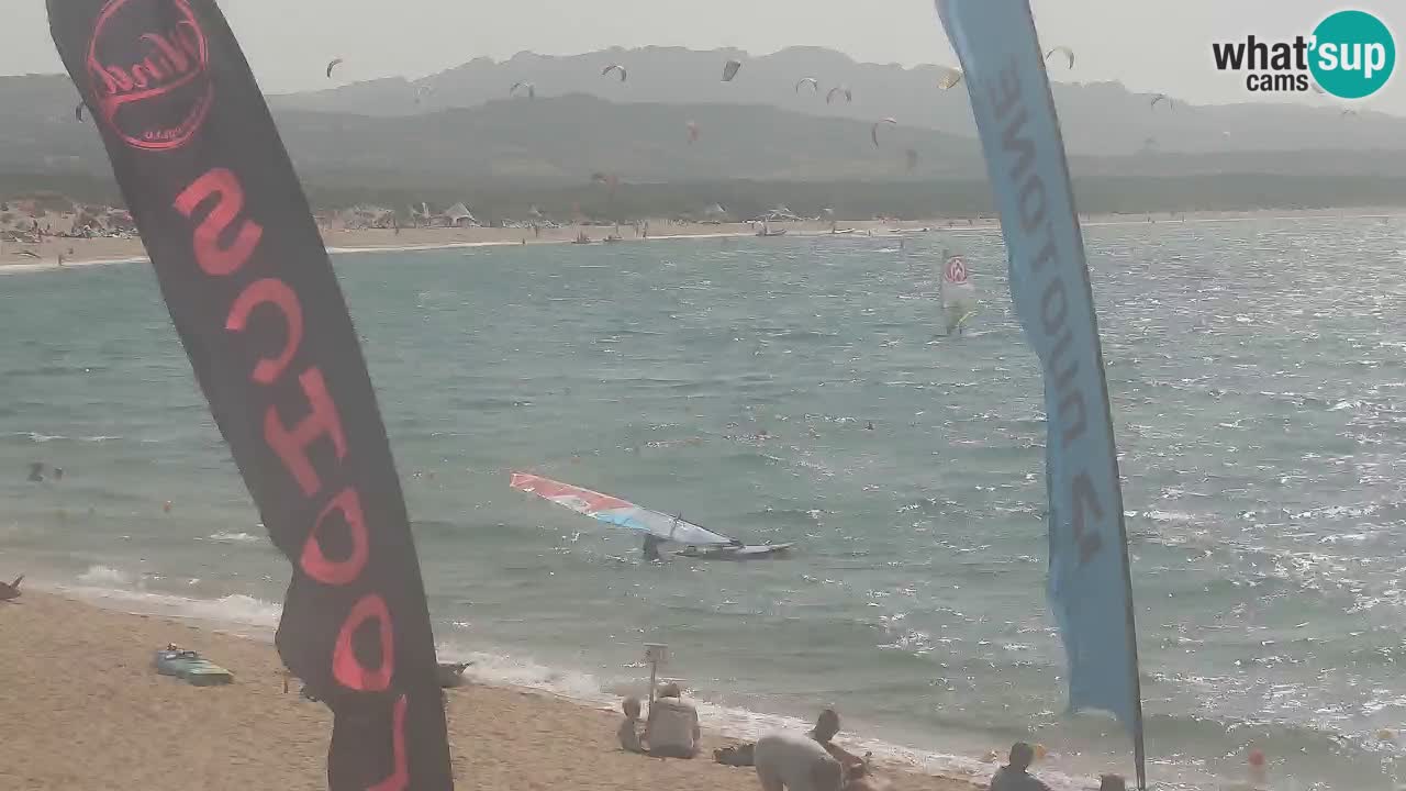 Camera en vivo Isola dei Gabbiani – Wind bar – Porto Pollo – Palau – Cerdeña – Italia