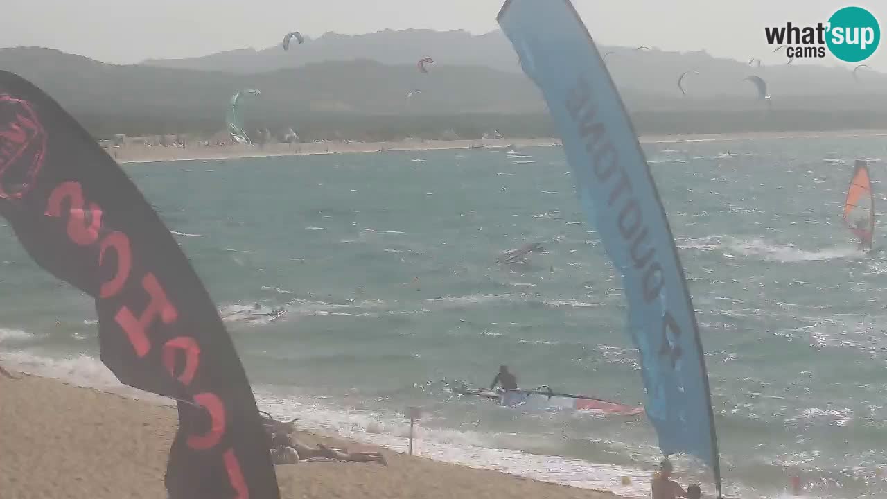 Isuledda webcam Porto Pollo Isola dei Gabbiani – Kitesurf side – Palau – Sardegna