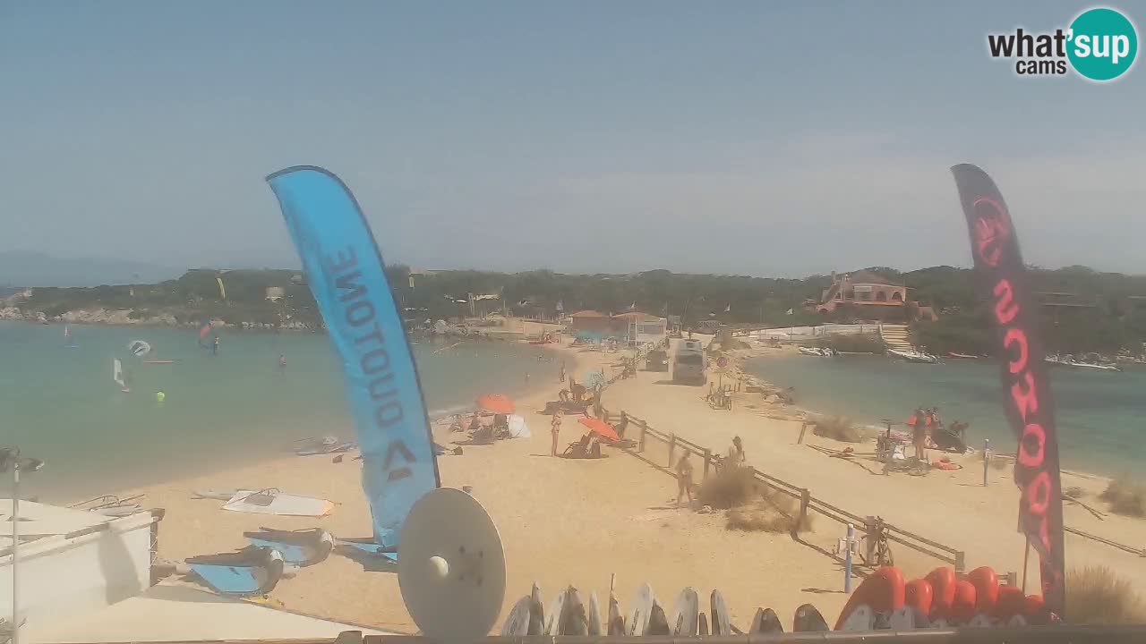 Isuledda webcam Porto Pollo Isola dei Gabbiani – Kitesurf Side – Palau – Sardinien – Italien
