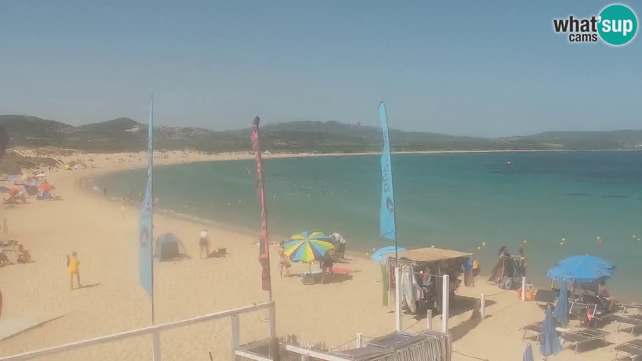 Isuledda web kamera Porto Pollo Isola dei Gabbiani – Kitesurf Side – Palau – Sardinija – Italija