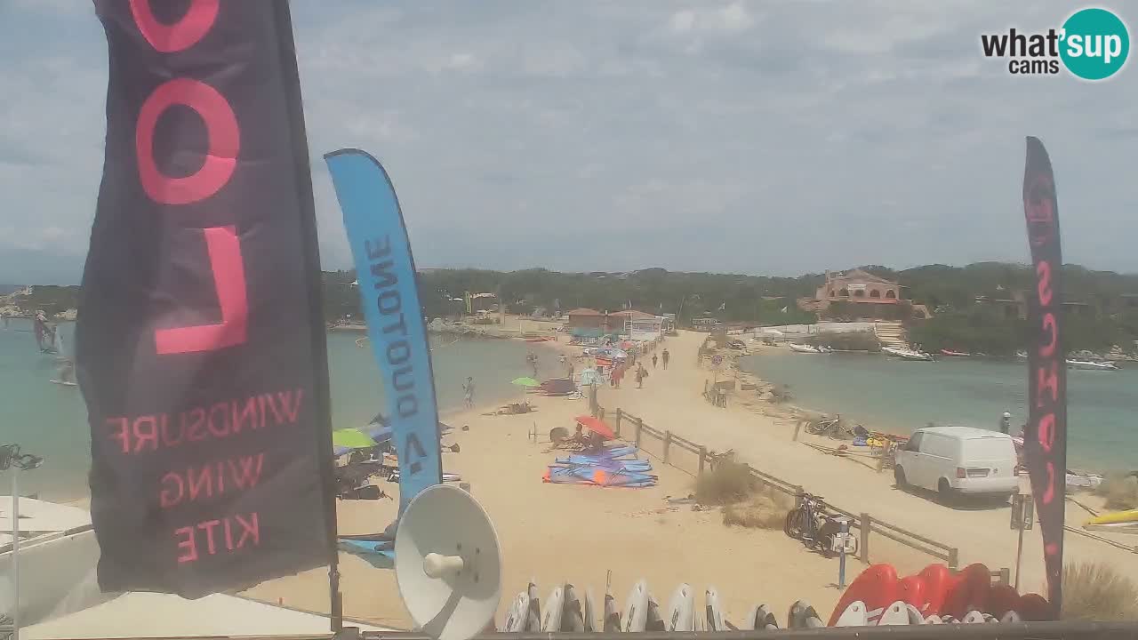 Isuledda webcam Porto Pollo Isola dei Gabbiani – Kitesurf Side – Palau – Sardinien – Italien