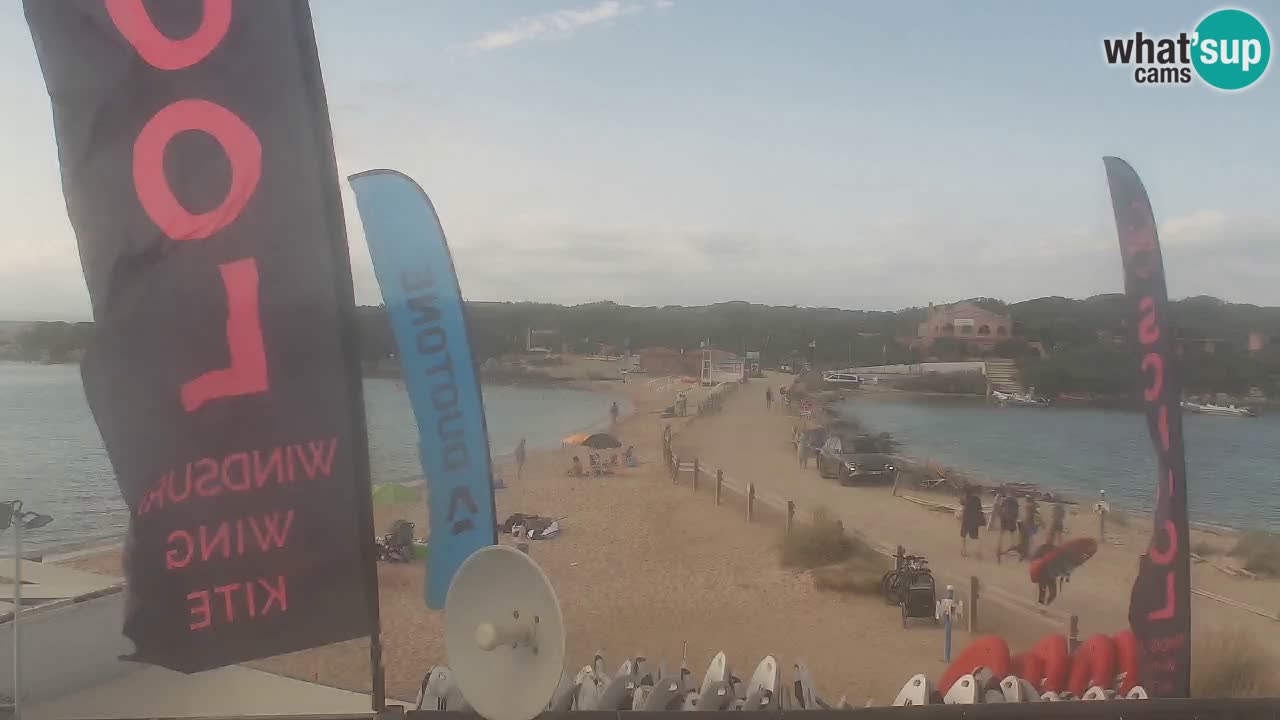 Camera en vivo Isola dei Gabbiani – Wind bar – Porto Pollo – Palau – Cerdeña – Italia