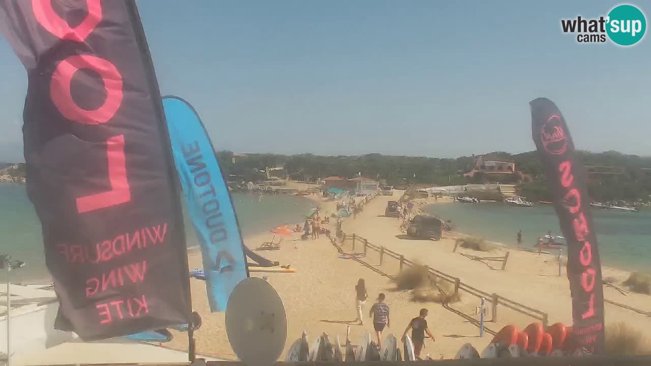 Isuledda webcam Porto Pollo Isola dei Gabbiani – Palau – Sardinia – Italy – Kitesurf Side