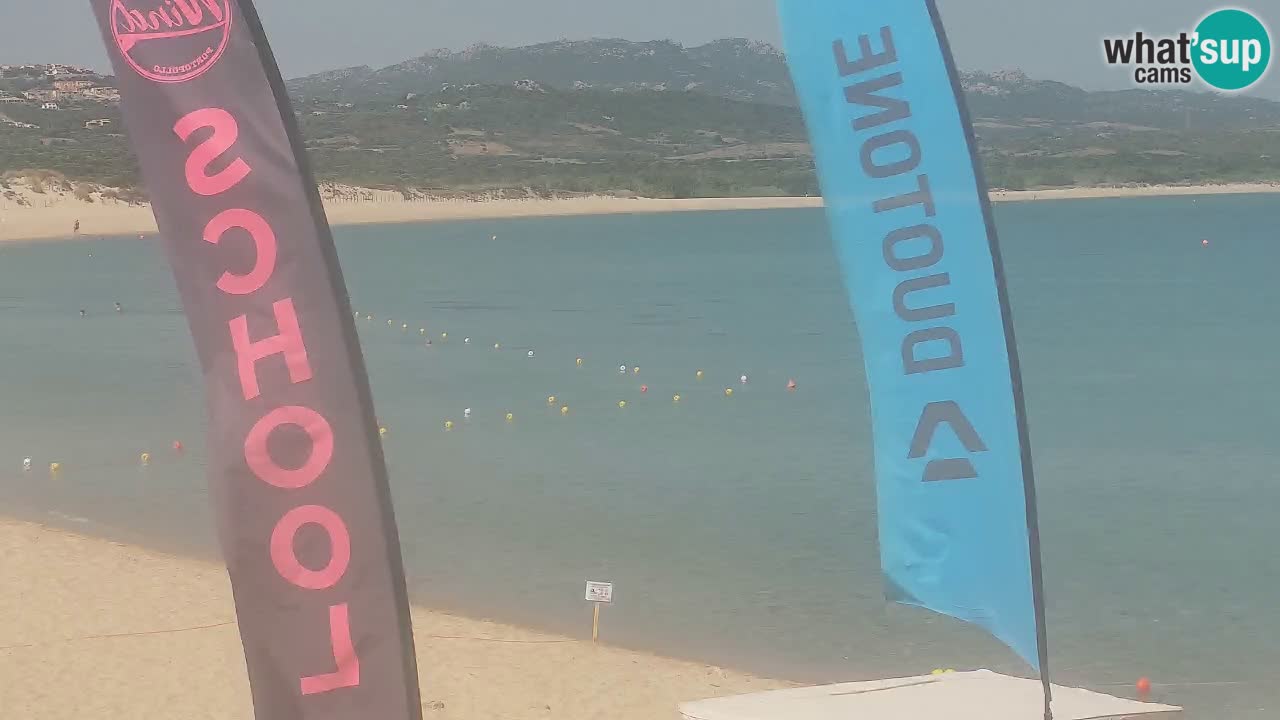 Isuledda webcam Porto Pollo Isola dei Gabbiani – Kitesurf Side – Palau – Sardaigne – Italie