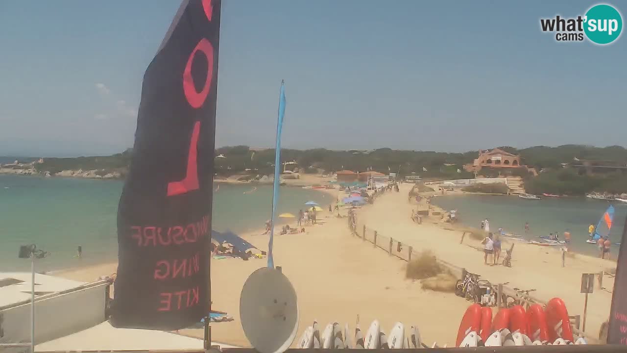 Isuledda webcam Porto Pollo Isola dei Gabbiani – Kitesurf side – Palau – Sardegna
