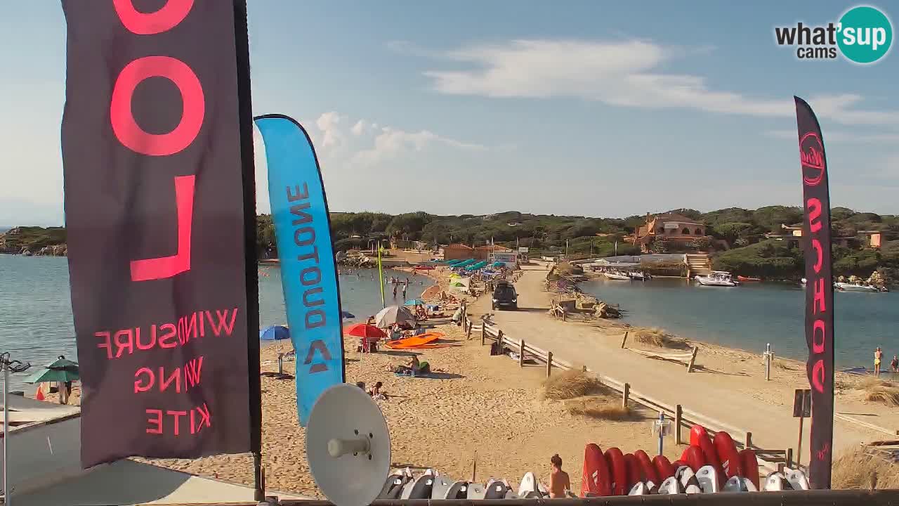 Isuledda webcam Porto Pollo Isola dei Gabbiani – Palau – Sardinia – Italy – Kitesurf Side