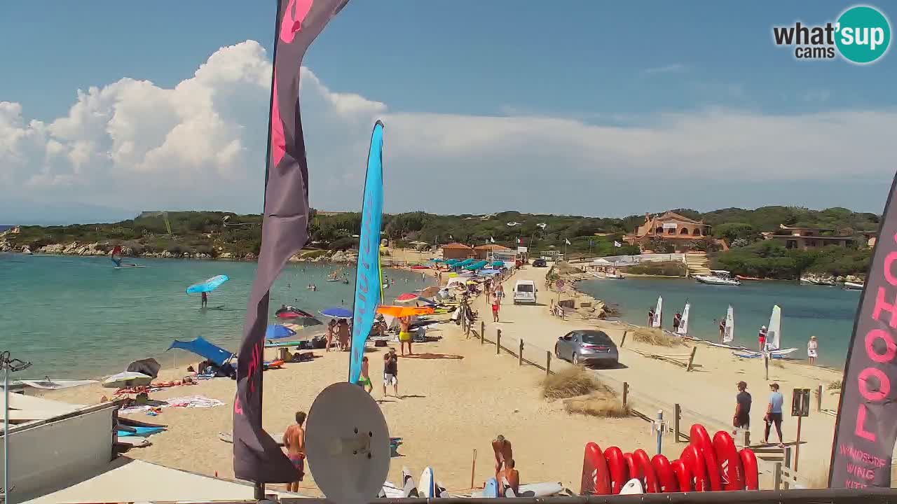 Isuledda webcam Porto Pollo Isola dei Gabbiani – Kitesurf side – Palau – Sardegna