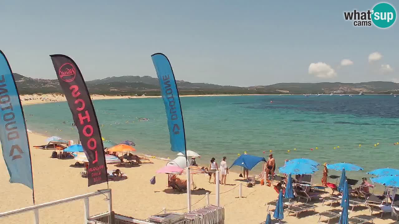 Isuledda webcam Porto Pollo Isola dei Gabbiani – Kitesurf side – Palau – Sardegna