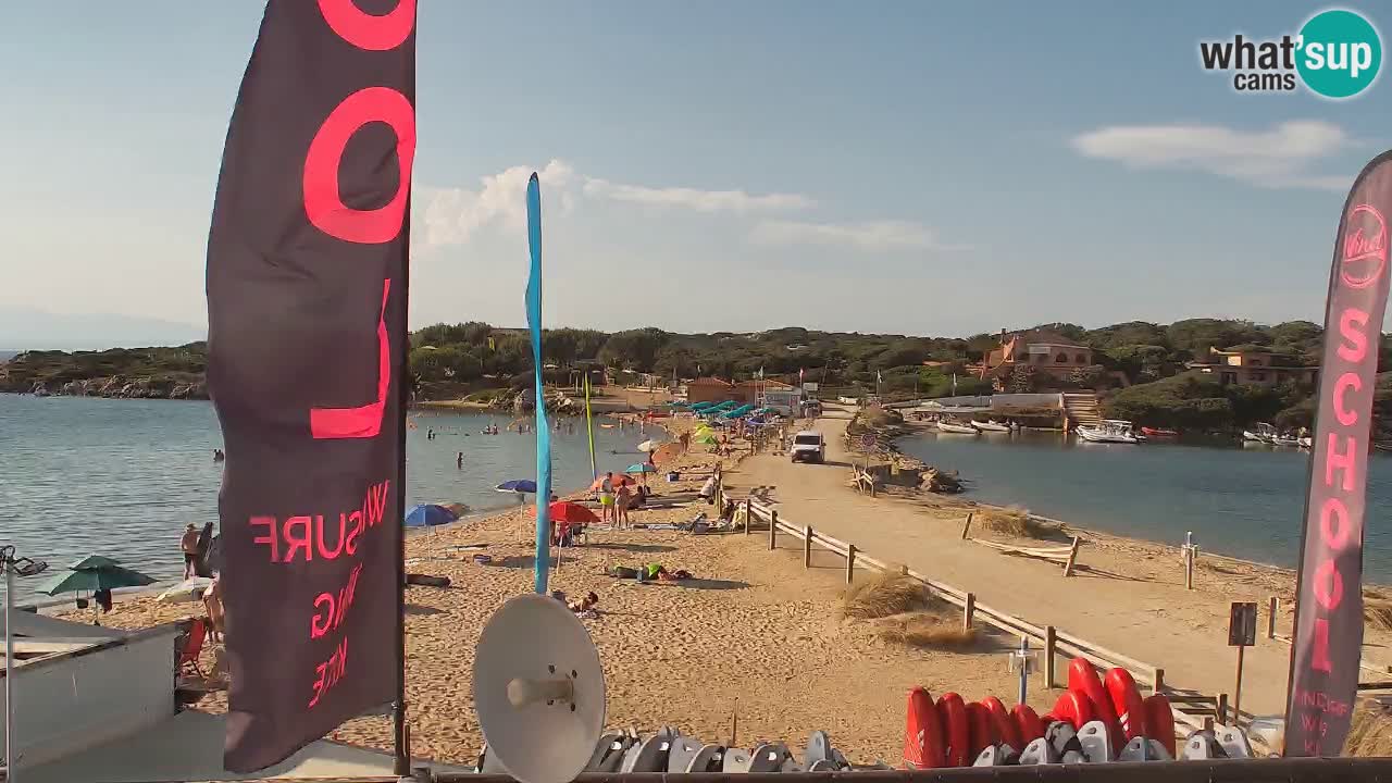 Live cam Isola dei Gabbiani – Wind bar – Porto Pollo – Palau – Sardaigne – Italie