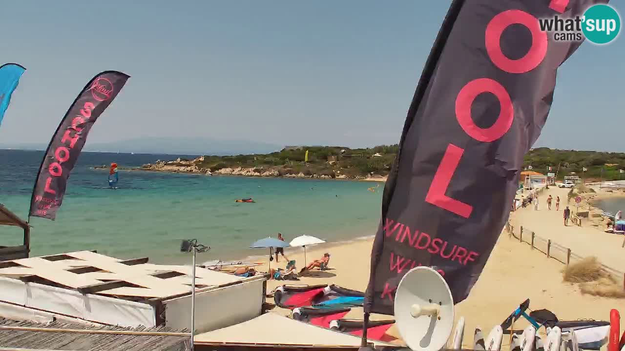 Isuledda webcam Porto Pollo Isola dei Gabbiani – Kitesurf Side – Palau – Sardaigne – Italie