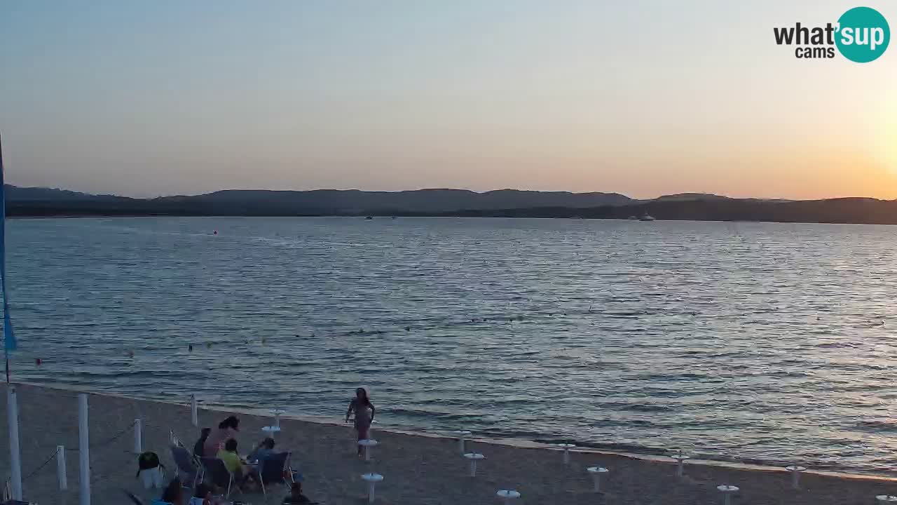 Live kamera Isola dei Gabbiani – Wind bar – Porto Pollo – Palau – Sardinien – Italien