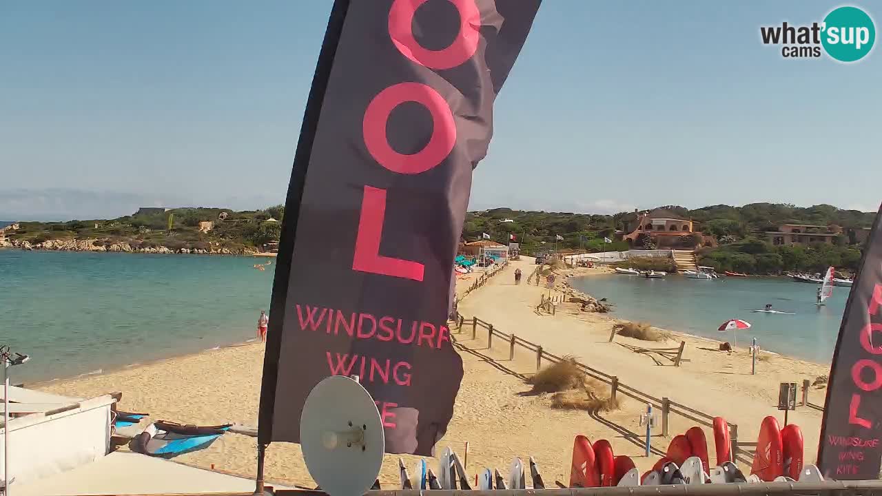 Web Kamera Isola dei Gabbiani – Wind bar – Porto Pollo – Palau – Sardinja – Italija