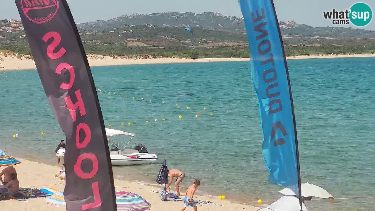 Isuledda webcam Porto Pollo Isola dei Gabbiani – Kitesurf Side – Palau – Sardaigne – Italie