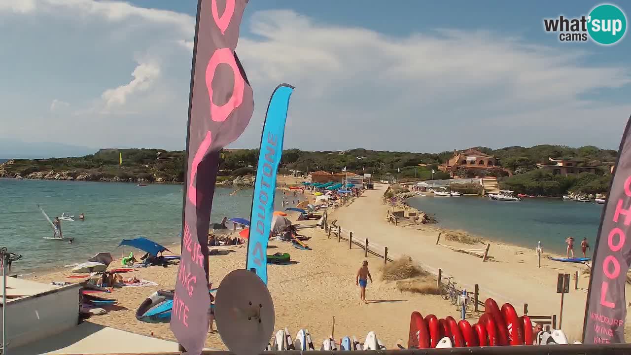 Spletna kamera Isola dei Gabbiani – Wind bar – Porto Pollo – Palau – Sardinija – Italija