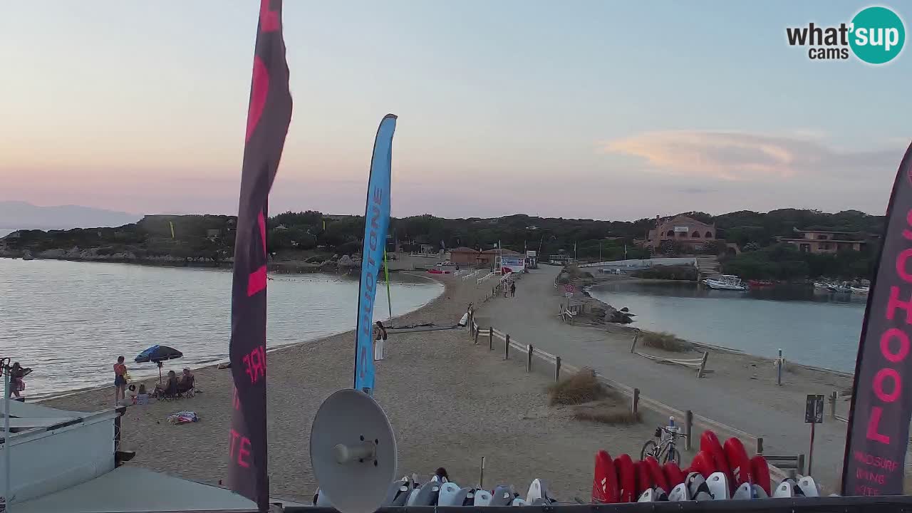 Isuledda webcam Porto Pollo Isola dei Gabbiani – Kitesurf side – Palau – Sardegna
