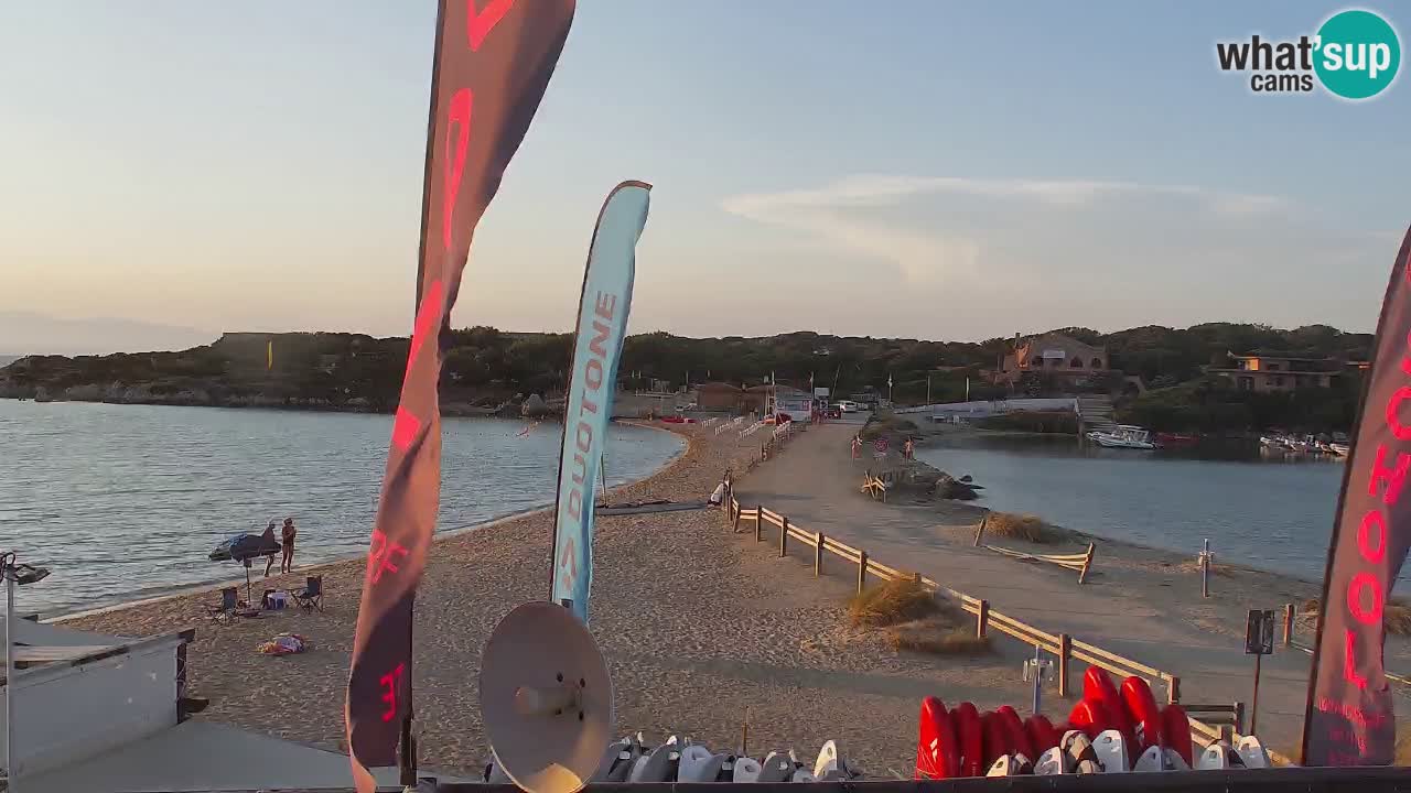 Live cam Isola dei Gabbiani – Wind bar – Porto Pollo – Palau – Sardaigne – Italie