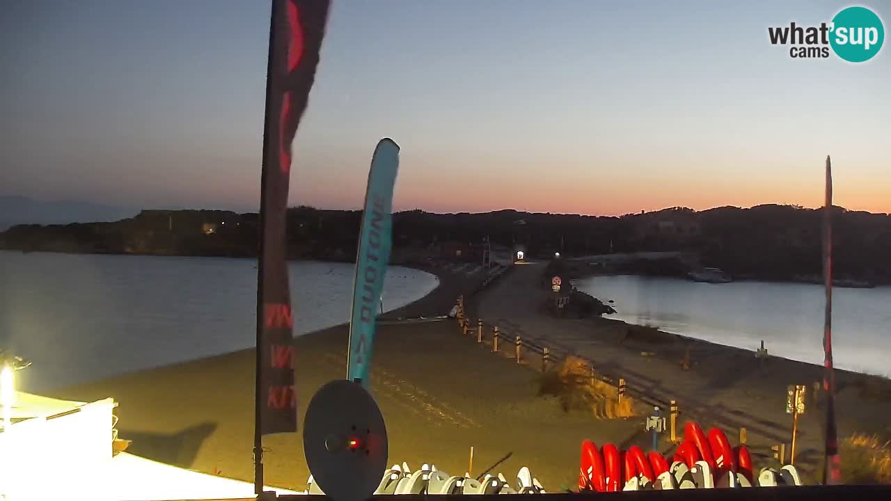 Isuledda webcam Porto Pollo Isola dei Gabbiani – Kitesurf side – Palau – Sardegna