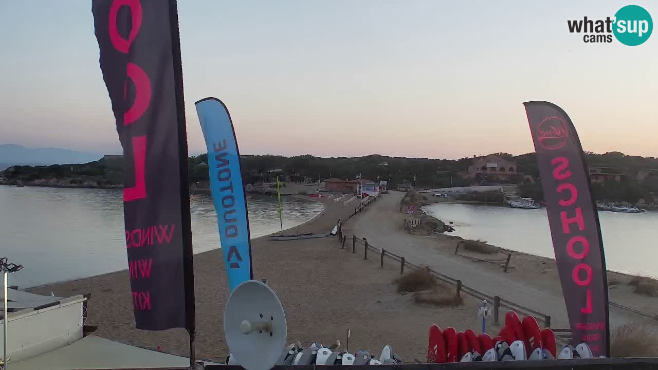 Isuledda webcam Porto Pollo Isola dei Gabbiani – Palau – Sardinia – Italy – Kitesurf Side
