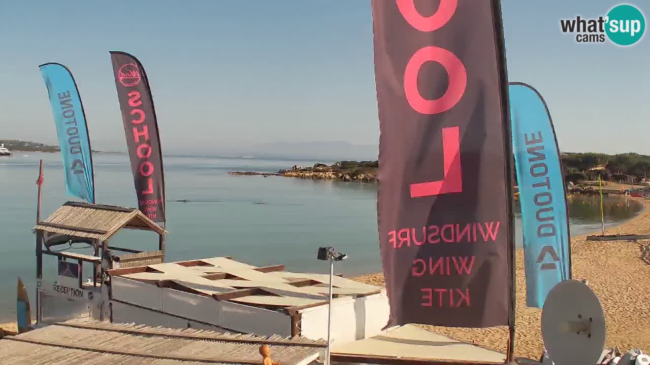 Isuledda webcam Porto Pollo Isola dei Gabbiani – Palau – Sardinia – Italy – Kitesurf Side