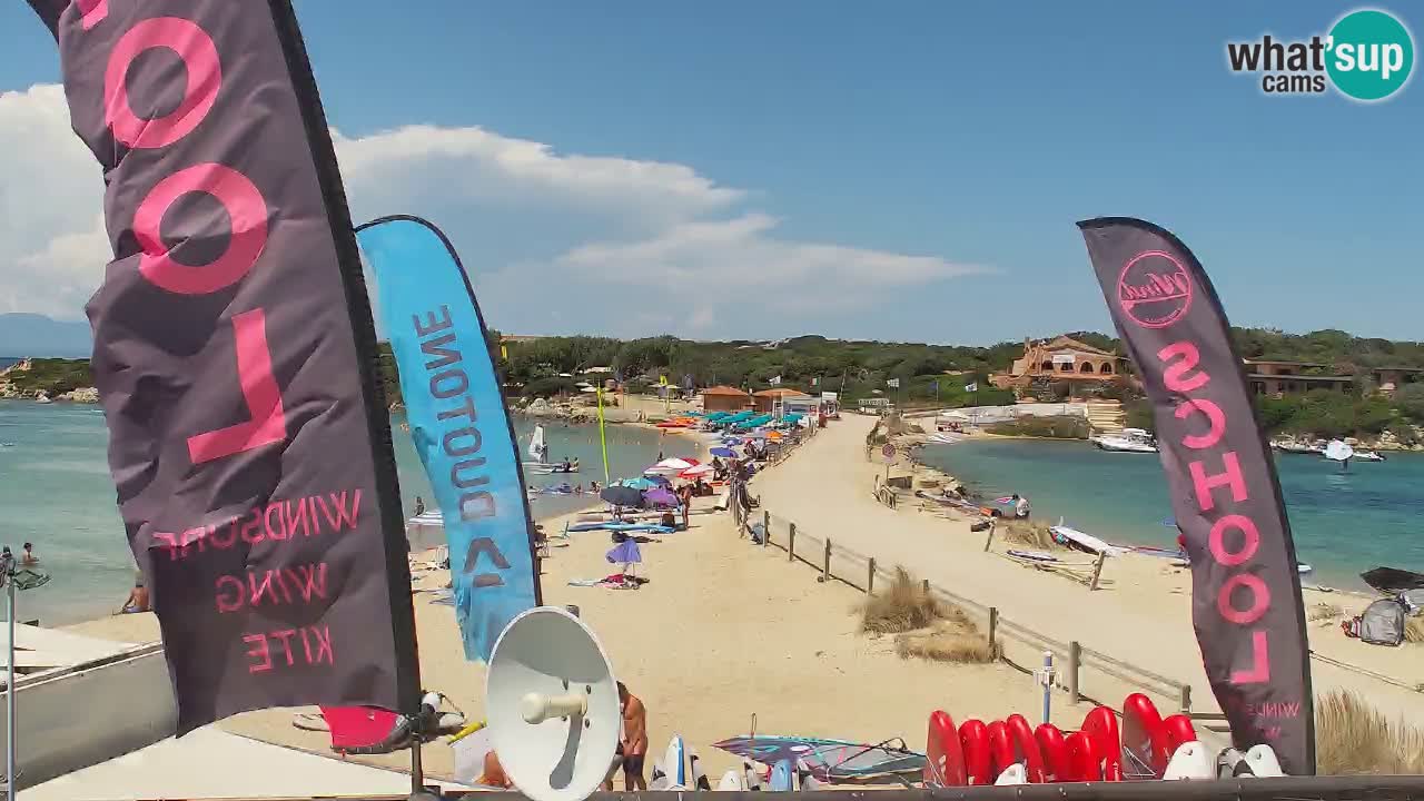 Isuledda webcam Porto Pollo Isola dei Gabbiani – Palau – Sardinia – Italy – Kitesurf Side