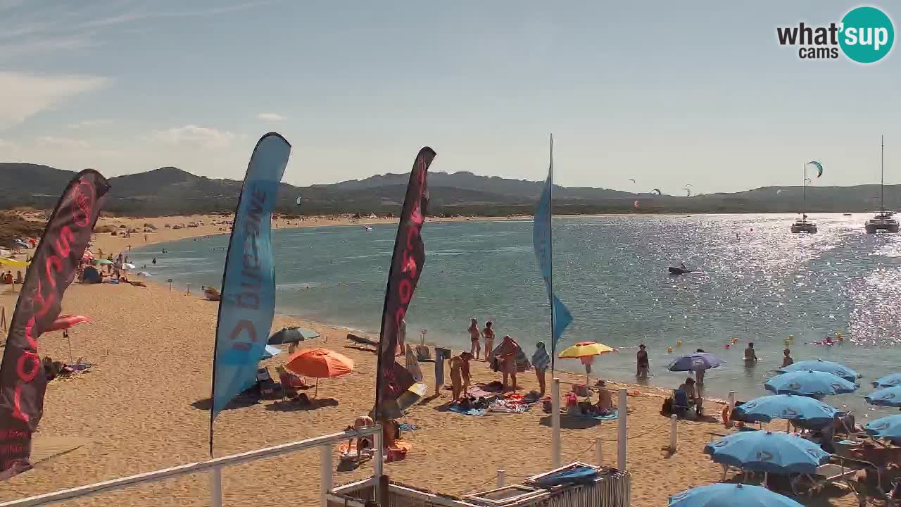 Isuledda web kamera Porto Pollo Isola dei Gabbiani – Kitesurf Side – Palau – Sardinija – Italija