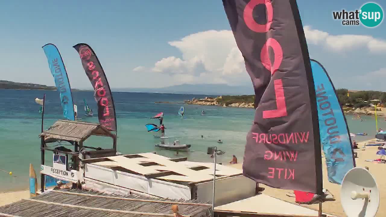 Live kamera Isola dei Gabbiani – Wind bar – Porto Pollo – Palau – Sardinien – Italien