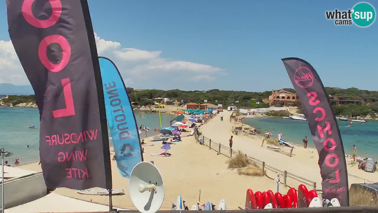 Web Kamera Isola dei Gabbiani – Wind bar – Porto Pollo – Palau – Sardinja – Italija