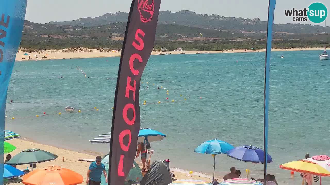 Live cam Isola dei Gabbiani – Wind bar – Porto Pollo – Palau – Sardaigne – Italie