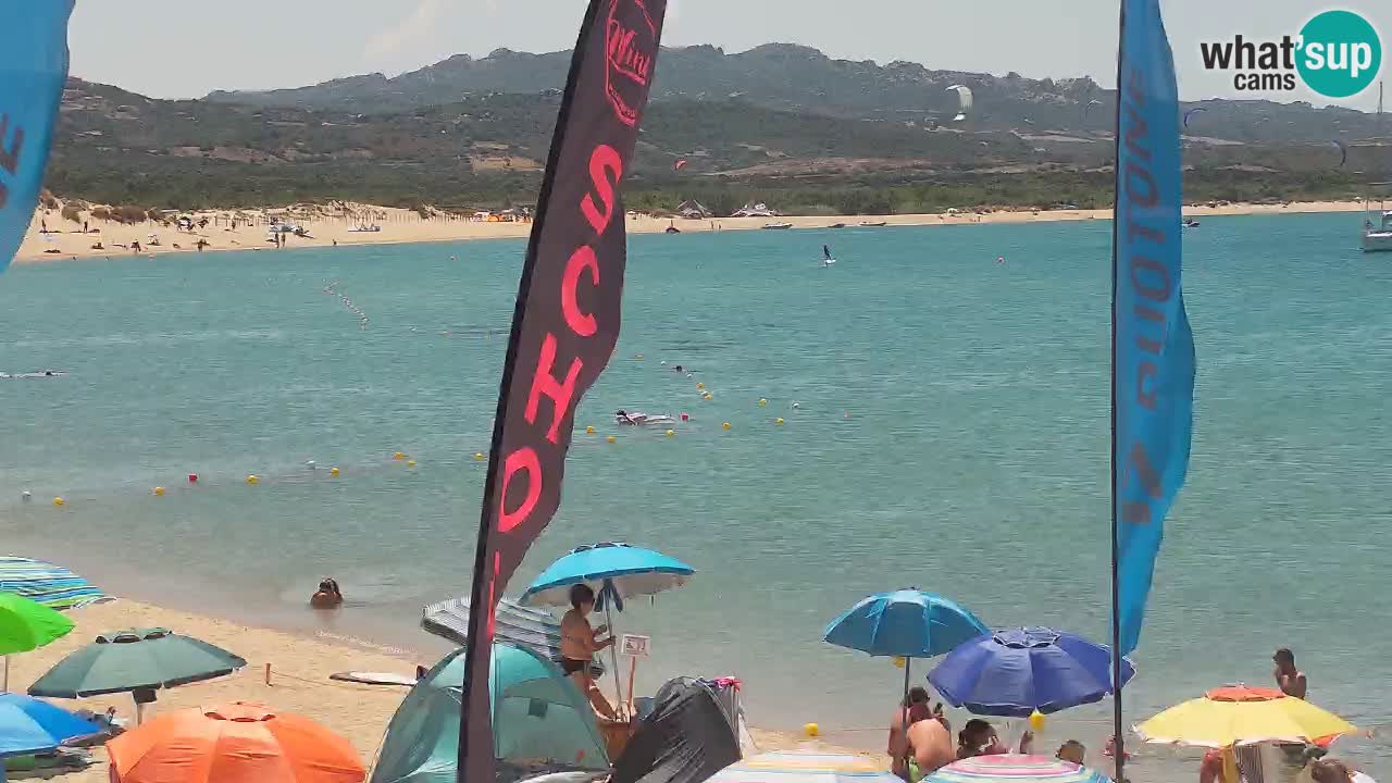 Isuledda webcam Porto Pollo Isola dei Gabbiani – Kitesurf Side – Palau – Sardaigne – Italie