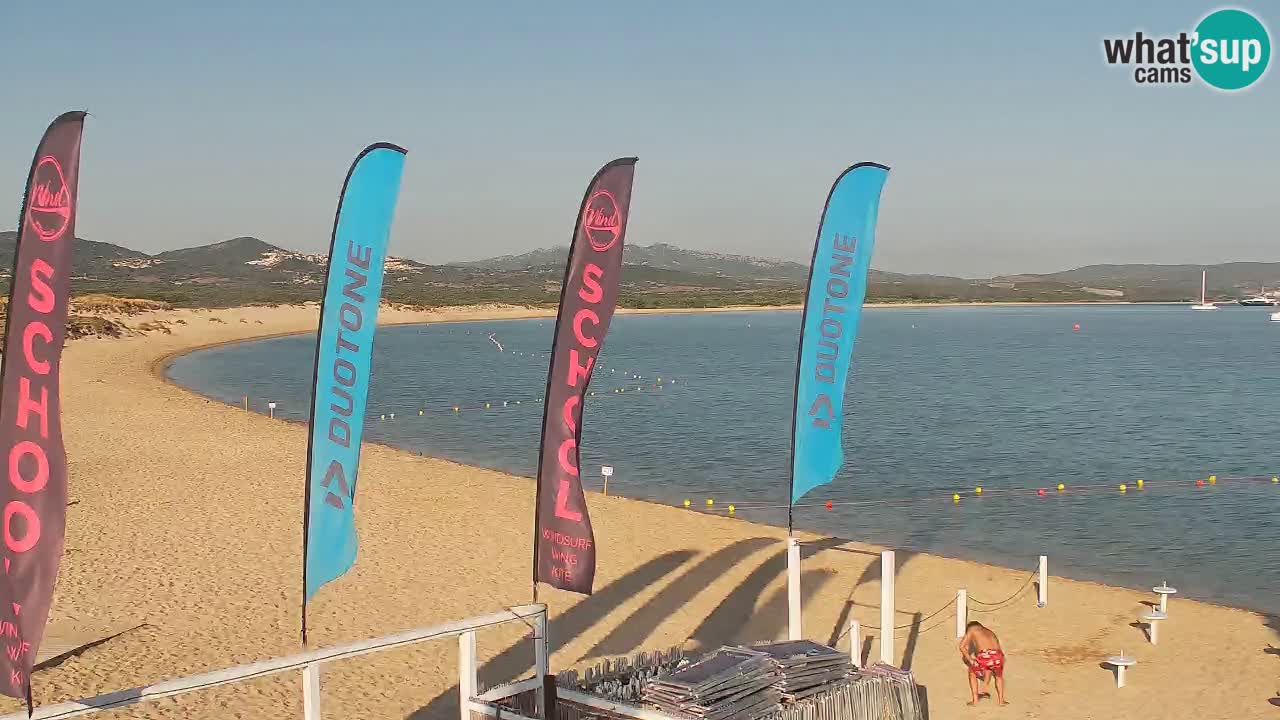 Isuledda v živo Porto Pollo – Isola dei Gabbiani – Kitesurf side – Palau – Sardinija – Italija