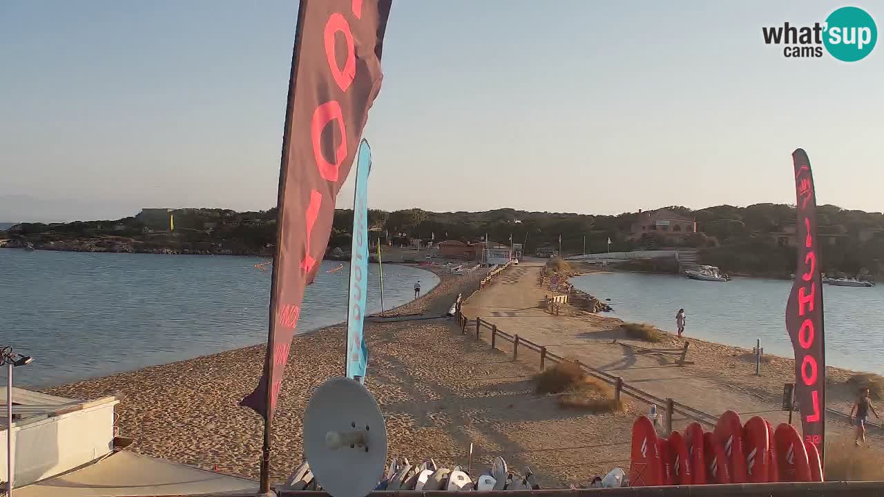 Camera en vivo Isola dei Gabbiani – Wind bar – Porto Pollo – Palau – Cerdeña – Italia