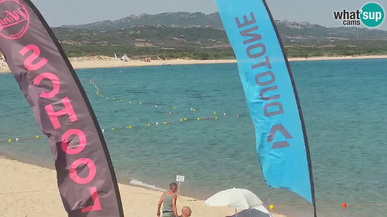 Isuledda webcam Porto Pollo Isola dei Gabbiani – Kitesurf Side – Palau – Sardaigne – Italie