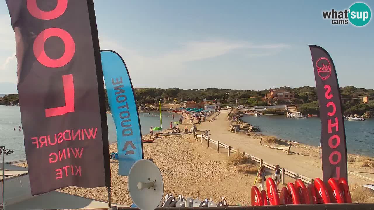 Live cam Isola dei Gabbiani – Wind bar – Porto Pollo – Palau – Sardaigne – Italie