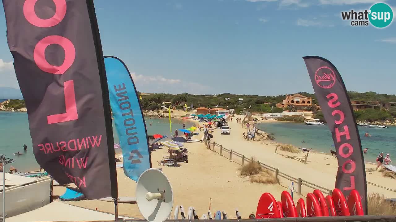Isuledda webcam Porto Pollo Isola dei Gabbiani – Kitesurf Side – Palau – Sardinien – Italien
