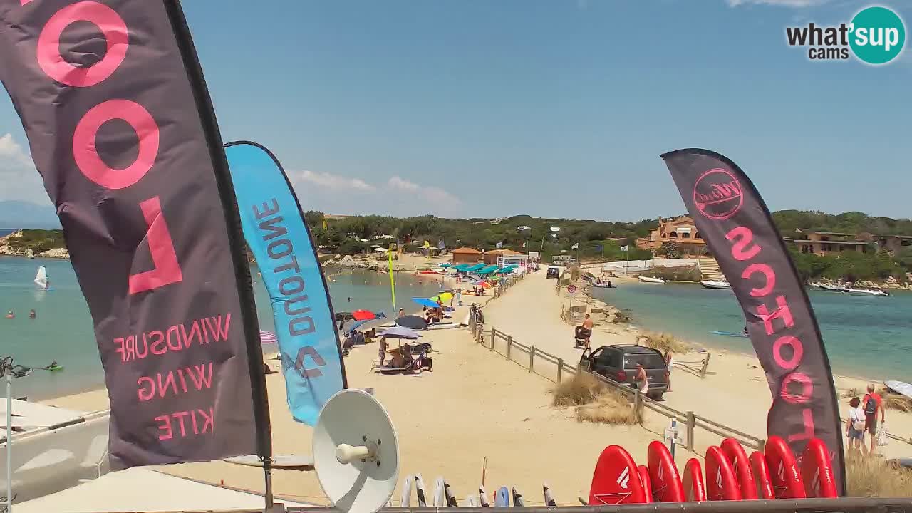 Live kamera Isola dei Gabbiani – Wind bar – Porto Pollo – Palau – Sardinien – Italien